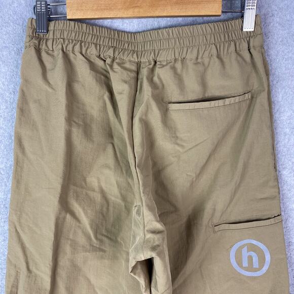 Hidden NY Mens S Beige Nylon Tech Cargo Pant Adjustable Ankle - Picture 6 of 10